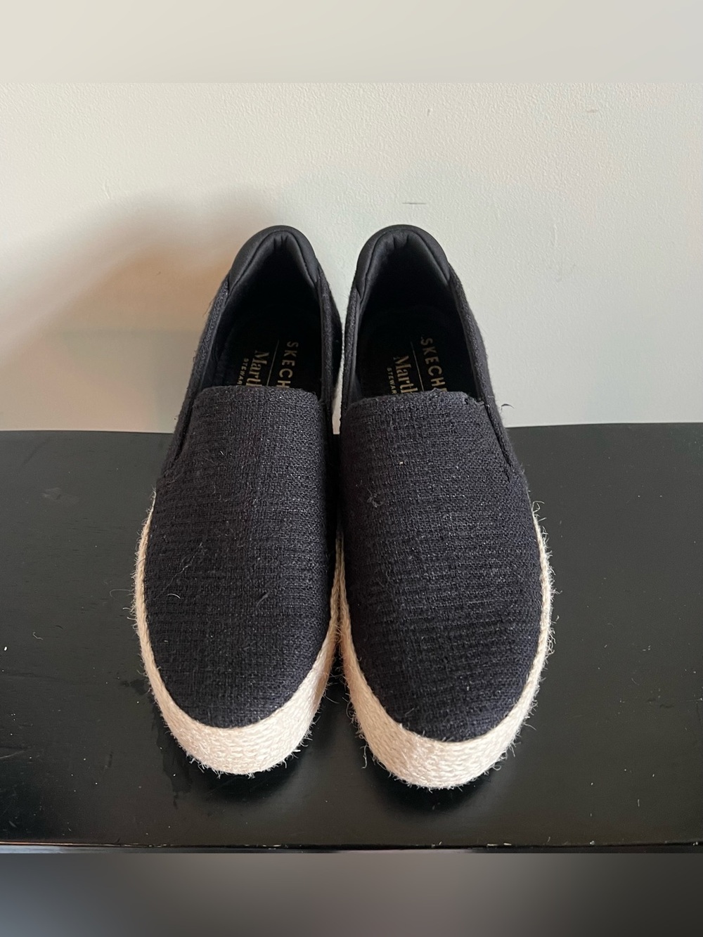 Skechers Bobs Sesame The Bay Martha Stewart, Espadrille Platform shoes size 8
